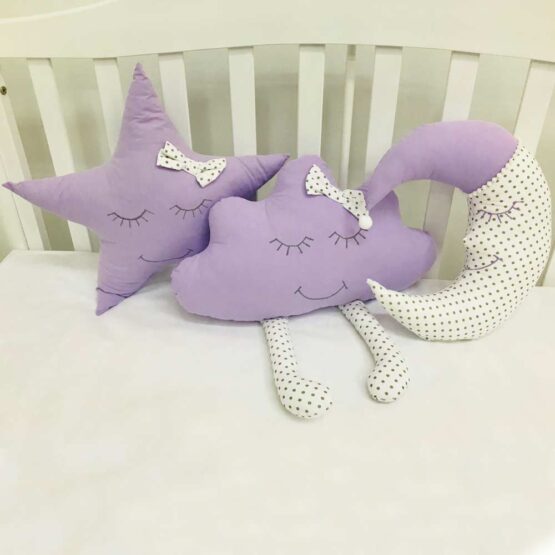 Наборы декоративных подушек (3 шт) разные цвета