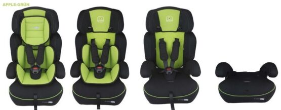 Scaun auto BabyGo Freemove Green, 9-36 kg