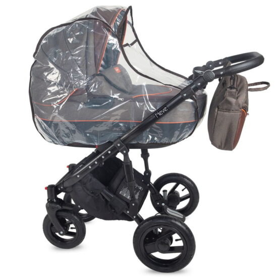 Carucior 3 in 1 Coccolle Neve Gri Inchis2