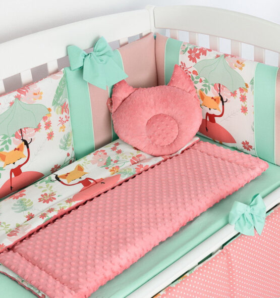 Комплект детской постели Asik Лиса с зонтиком