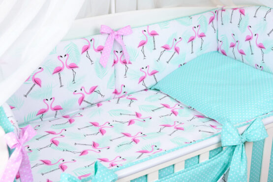 Комплект детской постели Asik Flamingo