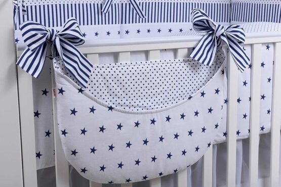 Set de lenjerie stelute albastre si linii3