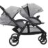 Carucior pentru gemeni Joie Evalite Duo Gray Flannel 5