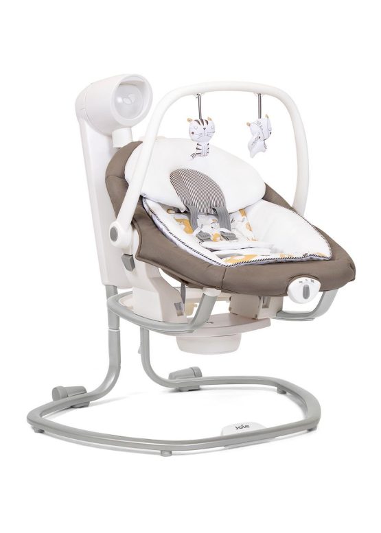 Leagan si balansoar rotativ Joie Serina 2 in 1 Cosy Spaces, cu conectare la priza