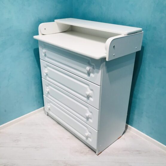 Comodă de infășat Esperanza Lux – Alb