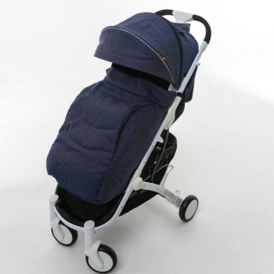 Carucior BeneBaby D200 jeans închis pe rama deschis