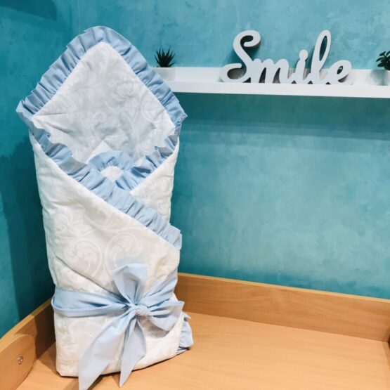 Plic– Babyterra Dream – toamna-iarna alb – albastru