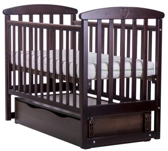 Кроватка-диванчик Angelo Lux 7, цвет Шоколад