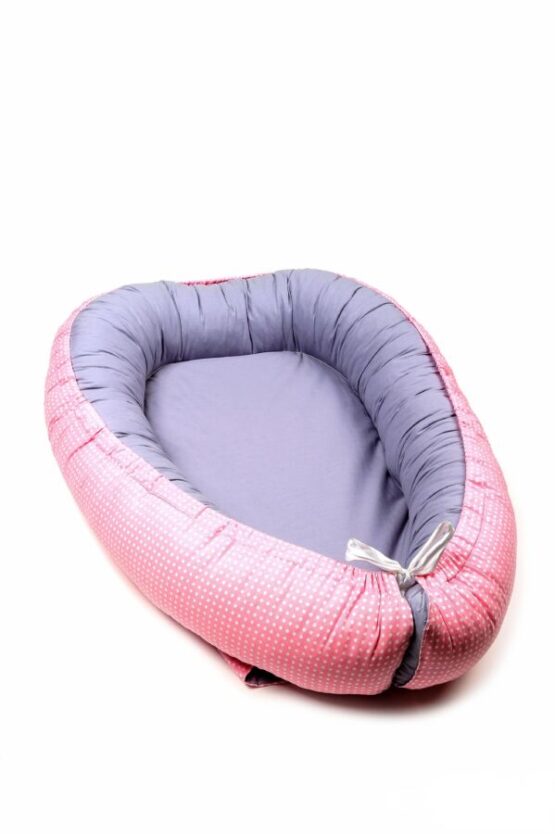 Гнездышко для малыша Babynest Фиолетово — Розовый