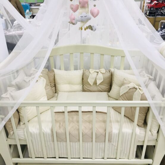 lenjerie BTD 12 pernuțe Bej 1