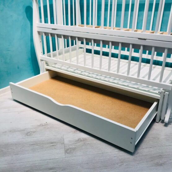 Patuc-pentru-copii-Duboc-Grand-cu-sertar-Alb