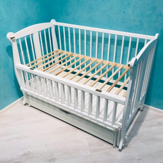 Patuc-pentru-copii-Duboc-Grand-cu-sertar-Alb