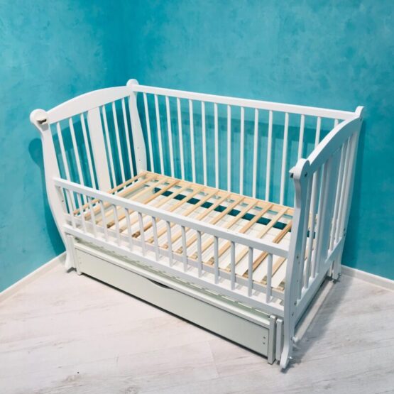 Patuc-pentru-copii-Duboc-Grand-cu-sertar-Alb