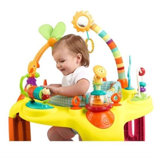 Centru de activitati Bright Starts Springin’ Safari Bounce-A-Round