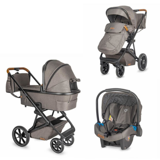 Коляска 3 в 1 Coccolle Nessia — Antracit