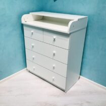 Comoda-Clasic-5-sertare-alb1