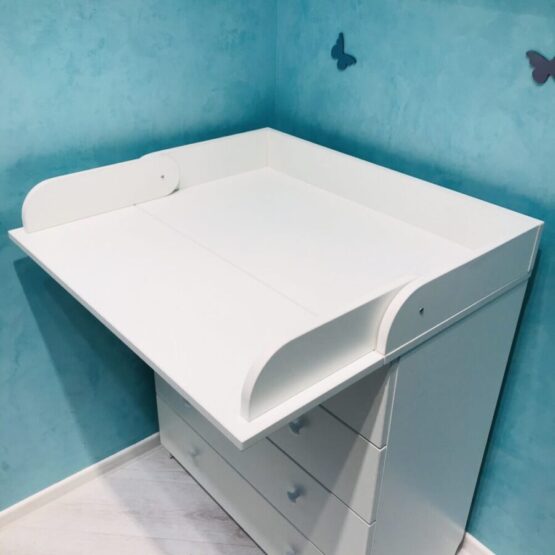 Comoda-Clasic-5-sertare-alb1