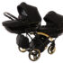 cărucior pentru gemeni Junama Diamond Duo Slim Black