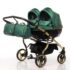 cărucior pentru gemeni Junama Diamond Fluido Duo Green