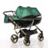 cărucior pentru gemeni Junama Diamond Fluido Duo Green