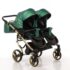 cărucior pentru gemeni Junama Diamond Fluido Duo Green