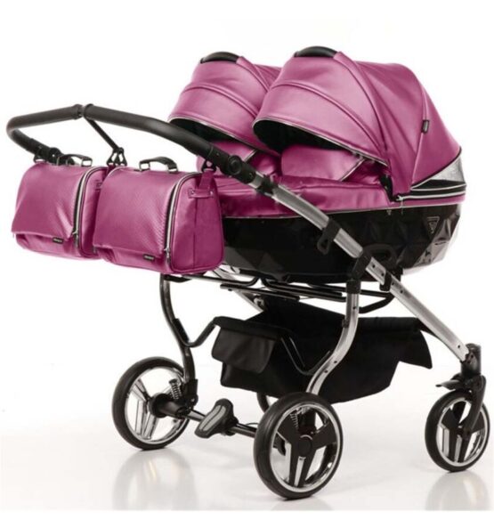 Коляска для двойни Junama Diamond Fluido Duo Violet