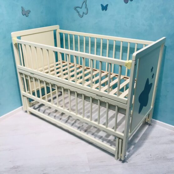 Pătuc pentru copii Duboc Lux Stea fără sertar Ivory