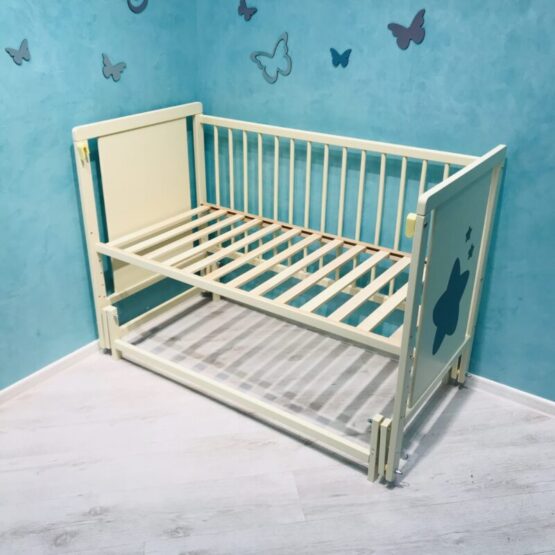 Pătuc pentru copii Duboc Lux Stea fără sertar Ivory