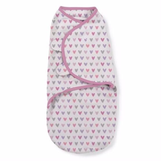 Sistem de infasare pentru bebelusi Summer Infant SwaddleMe I heart you (0-3 luni)