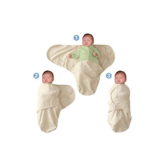 Sistem de infasare pentru bebelusi Summer Infant SwaddleMe Ivory (0-3 luni)