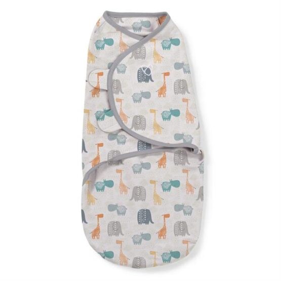 Sistem de infasare pentru bebelusi Summer Infant SwaddleMe Jungle (0-3 luni), 2 piese