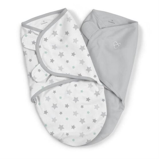 Sistem de infasare pentru bebelusi Summer Infant SwaddleMe Starry Skies (0-3 luni), 2 piese