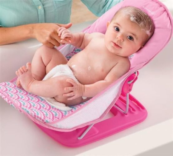 Suport pentru baita Summer Infant Deluxe Pink Stripes