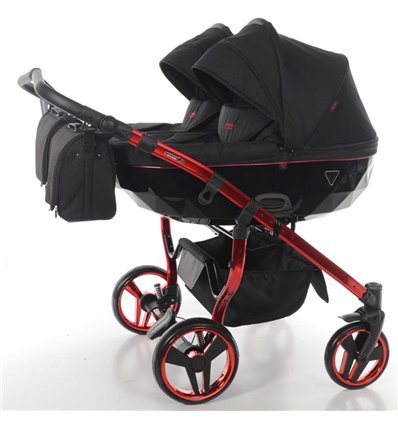 cărucior pentru gemeni Tako Junama Individual Duo Roșu