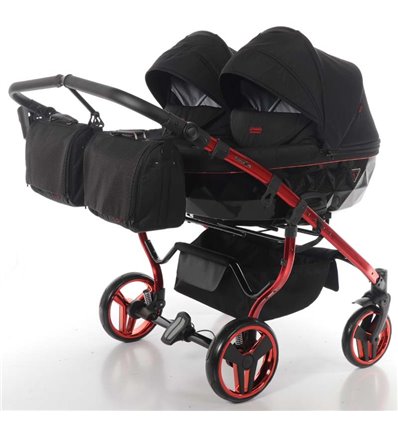 Carucior pentru gemeni Tako Junama Individual Duo Roșu