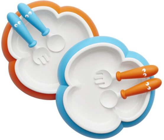 2 Набора для кормления BabyBjorn Orange/Turquoise