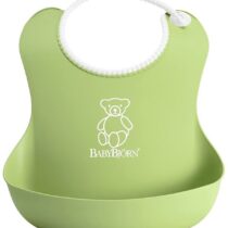 Bavetica moale BabyBjorn Soft Bib Green