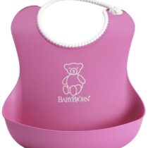 Bavetica moale BabyBjorn Soft Bib Pink