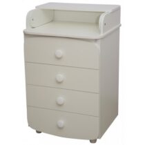 Comodă de înfășat Veres 600 4 sertari Alb