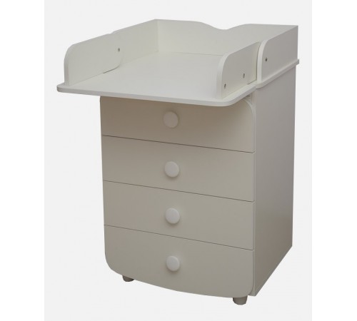Comodă de înfășat Veres 600 4 sertari Alb