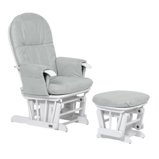 Fotoliu reglabil pentru alaptat Tutti Bambini cu suport pentru picioare GC 35 Grey