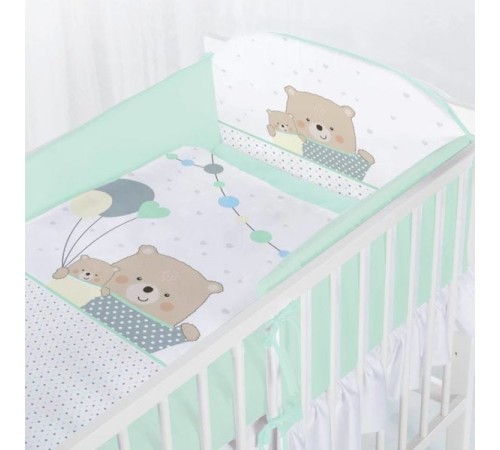 Постельное бельё «Мишка с шарами» (3 ед.)