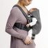 Marsupiu anatomic BabyBjorn Mini Dark Grey cu pozitii multiple de purtare, 3D Jersey