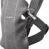 Marsupiu anatomic BabyBjorn Mini Dark Grey cu pozitii multiple de purtare, 3D Jersey