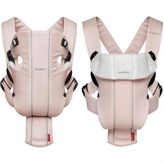 Анатомический мультифункциональный рюкзак-кенгуру BabyBjorn Mini Dusty Pink, хлопок (021014E1)
