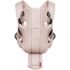 Marsupiu anatomic BabyBjorn Mini Dusty Pink cu pozitii multiple de purtare, bumbac