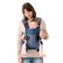 Marsupiu anatomic BabyBjorn One Denim Midnight Blue cu pozitii multiple de purtare, bumbac