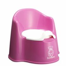 Olita cu protectie spate BabyBjorn Potty Chair Pink