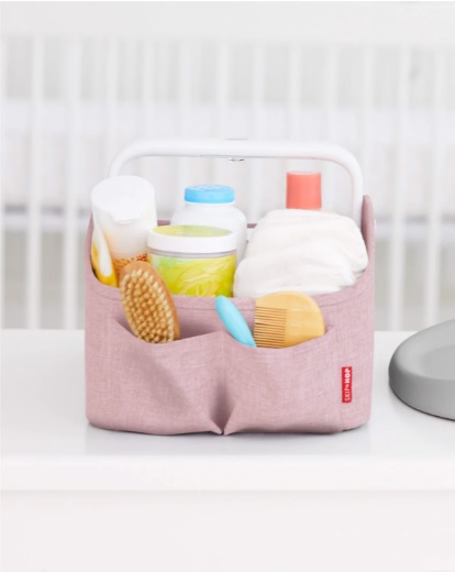 Organizator pentru scutece cu lumina Skip Hop Light Up Pink Heather