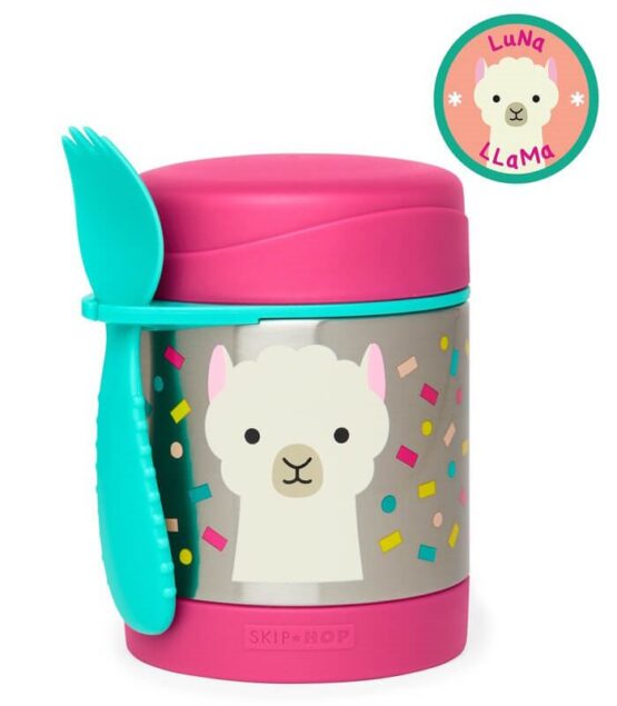 Термос со столовым прибором Skip Hop Zoo Лама (252386)